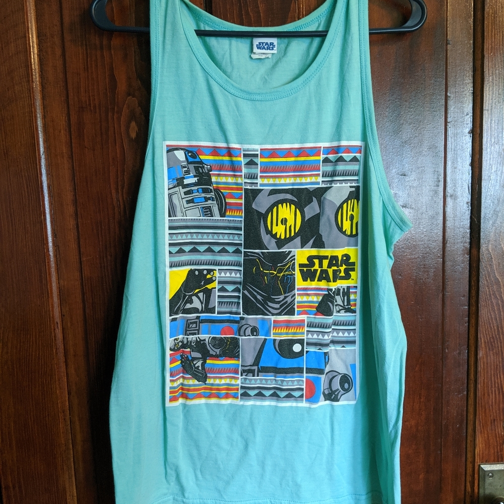 Star Wars droids tank top